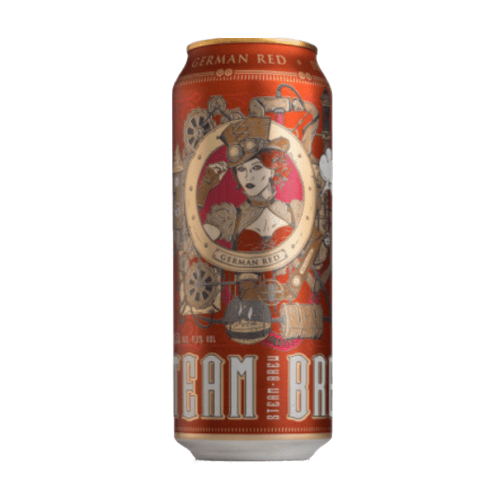 CERVEZA STEAM BREW GERMAN RED X500ML