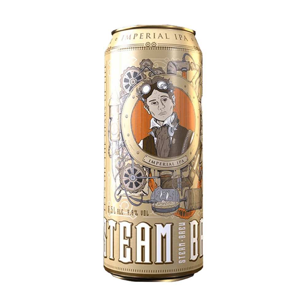 CERVEZA STEAM BREW IMPERIAL IPA  X500ML